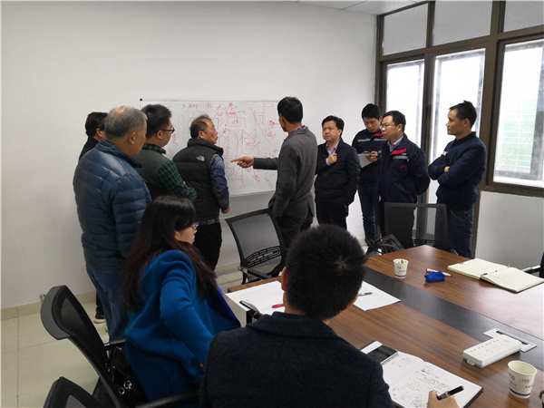 公司副总经理徐愧儒赴菠菜导航担保网-信誉菠菜导航网-菠菜导航网新材料公司考察指导